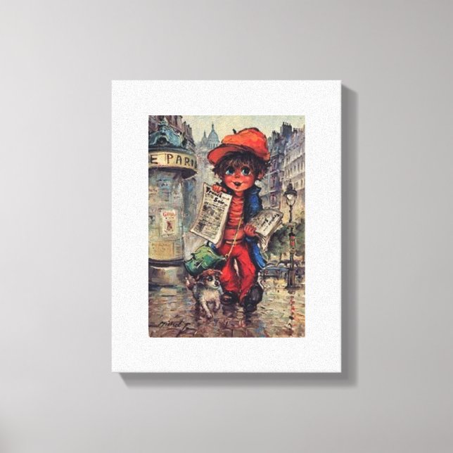 Poulbot Leinwanddruck (Vorderseite)