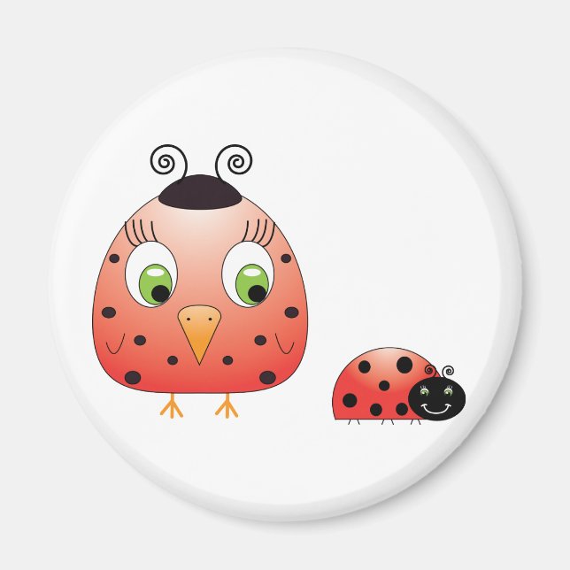 poule B a Ladybug Magnet (Devant)