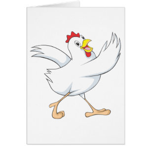 Poule heureuse de poulet