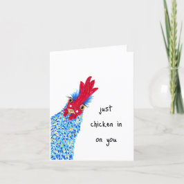 Poulet en pensant à votre carte
