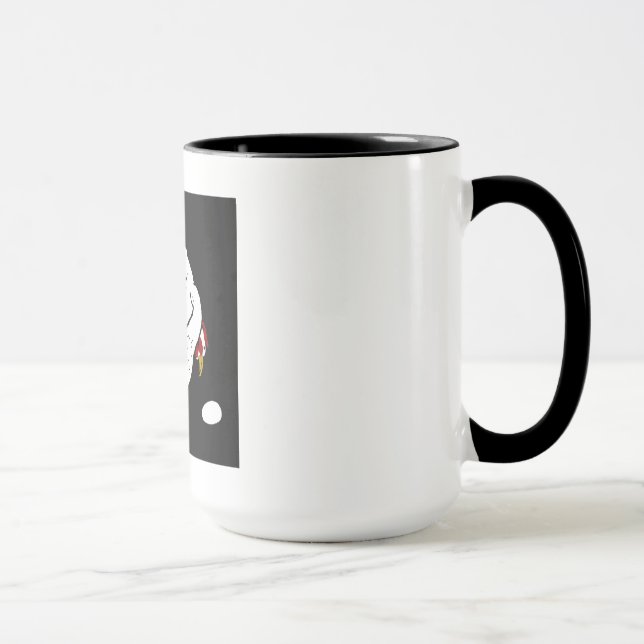 Poulet et oeuf de sciage victorien sur la Mug (Droite)