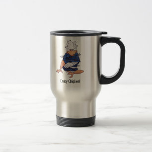 Poulet fou ! Tasse de voyage