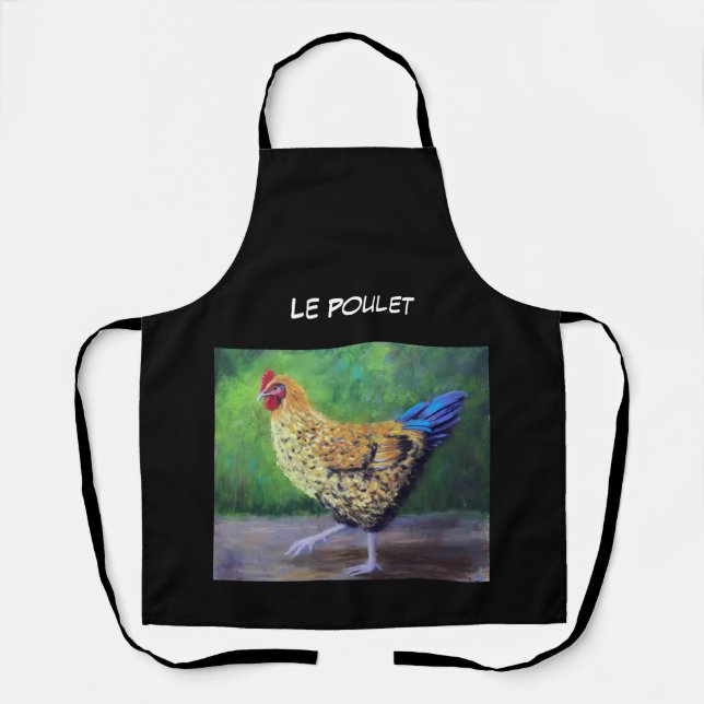 Poulet français - Tablier de pleine longueur (Recto)