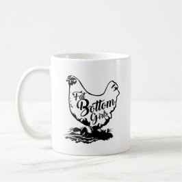 Poulet Hen Gras Oeuf Fond Cafe Mug