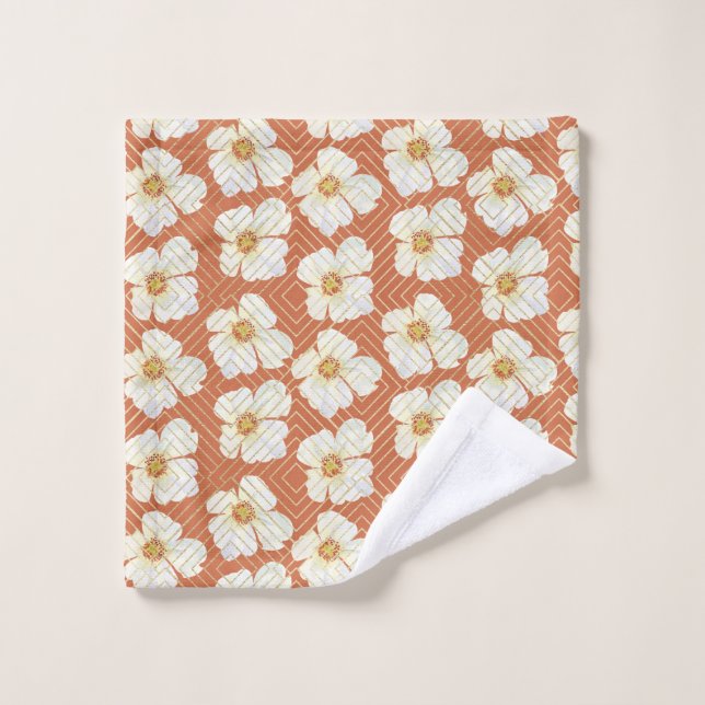 Poulet orange (Gant de toilette)