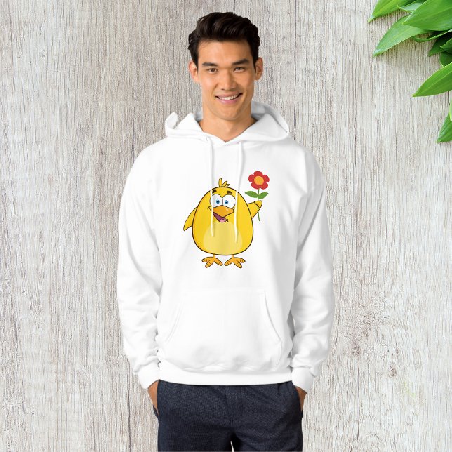 Poulet Tenant Un Sweat - shirt à capuche Fleur Men (Créateur téléchargé)