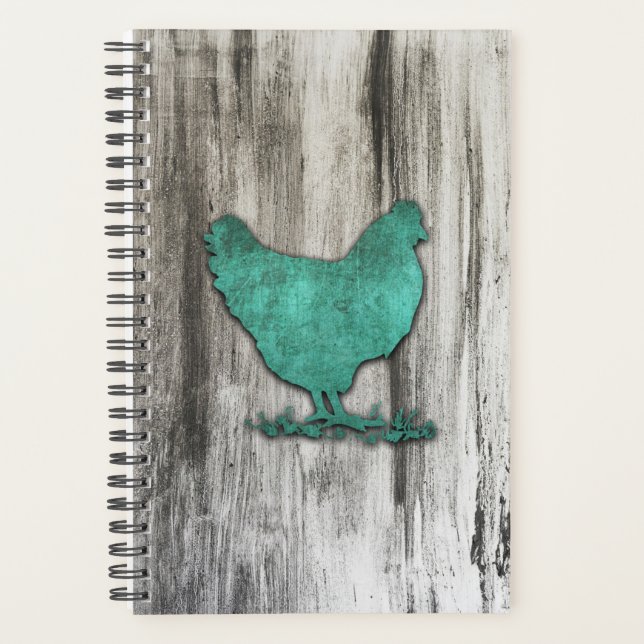 Poulets rustiques (bleu) (Devant)