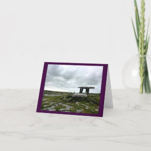 Poulnabrone Dolmen (Irland) Notecard Karte