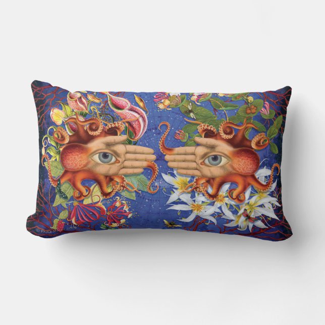 poulpes floraux d'imaginaire de coussin (Recto)