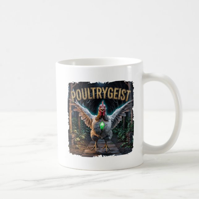 Poultrygeist Fotografy Combo Kreatur Witzig Kaffeetasse (Rechts)