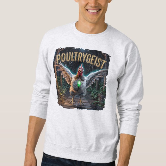 Poultrygeist Fotografy Combo Kreatur Witzig Sweatshirt (Vorderseite)