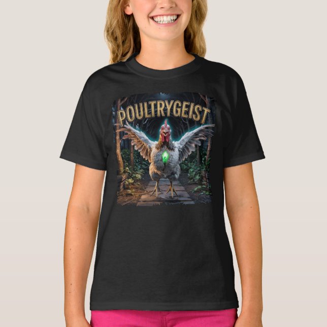 Poultrygeist Fotografy Combo Kreatur Witzig T-Shirt (Vorderseite)