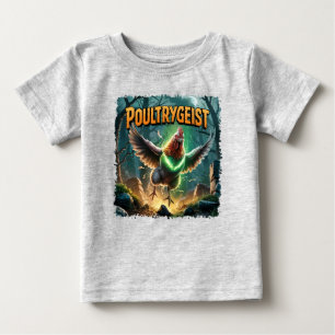 Poultrygeist Illustration Combo Kreatur Witzig Baby T-shirt