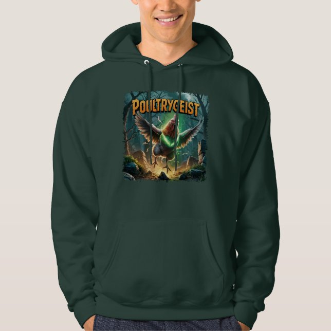 Poultrygeist Illustration Combo Kreatur Witzig Hoodie (Vorderseite)