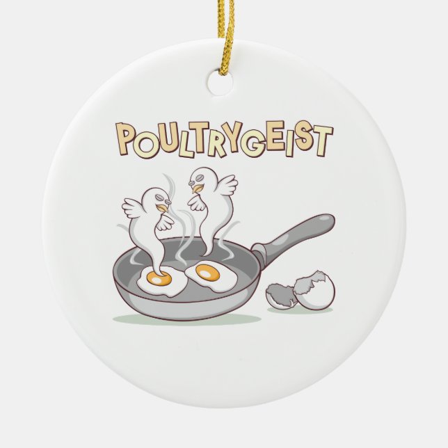 Poultrygeist Keramik Ornament (Vorne)