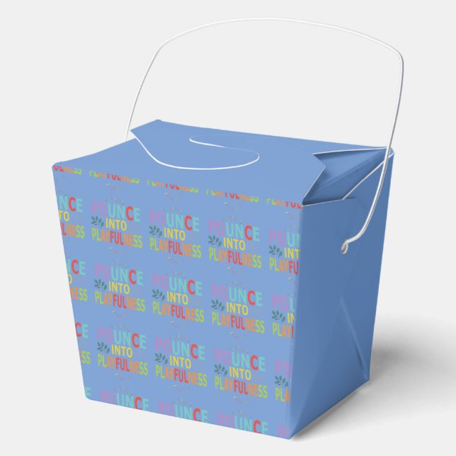 "Pounce In Playfulness.Favor Box Geschenkschachtel (Vorderseite)