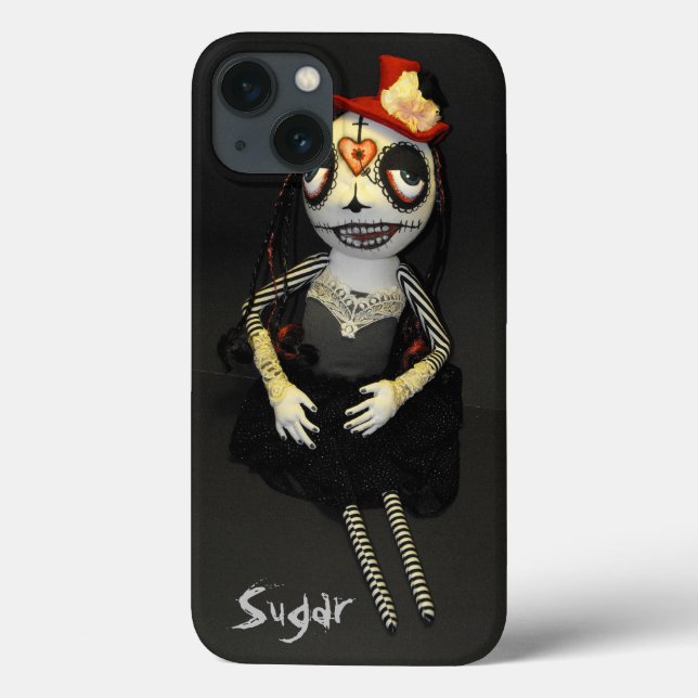 Poupée de sucre Crâne Coque iphone de sucre (Verso)