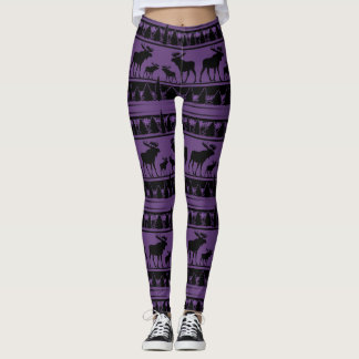 Poupée d'orignal rustique leggings motifs