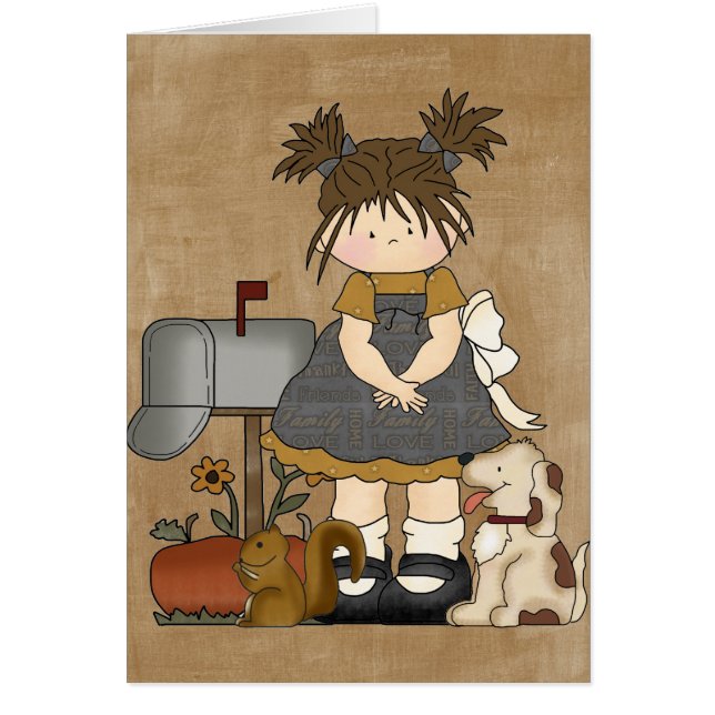 Poupée Girly adorable de pays (Devant)