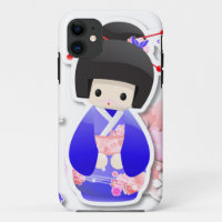 Poupée japonaise Geisha - coque iphone de la série