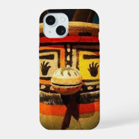 Poupée Kachina Visage en Bois Sculpté Photo Mignon