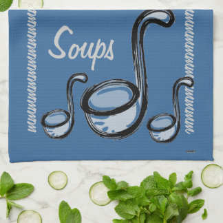 Poupée Ladels cuillères Serviette bleue