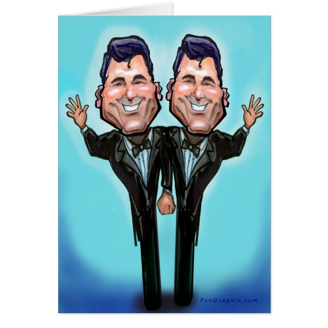 Poupées de gâteau Mariage gay (Devant)