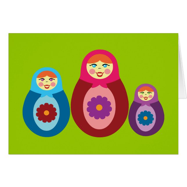Poupées de Matryoshka (Devant horizontal)