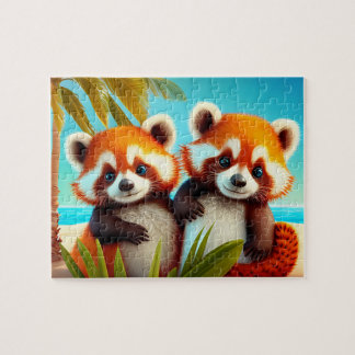 Poupées rouges enfants Puzzle - Tropical