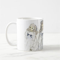 Poupées sur la tasse