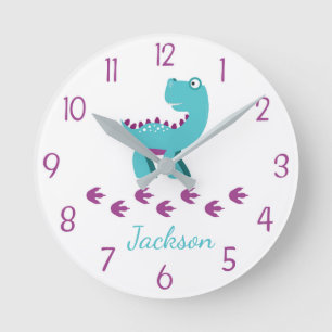 Pouponnière de dinosaure ou horloge murale pour en