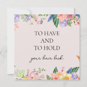 Pour avoir et pour tenir une carte de Clips Mariag