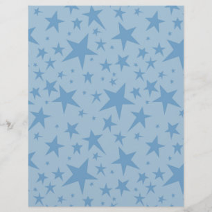 Pour Baby Boy Scrapbook Papier Grandes Étoiles