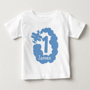 Pour Bébé 1er anniversaire garçon   T-shirt d'avion personna