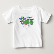 1er anniversaire T-shirt avec Casquettes de fête e