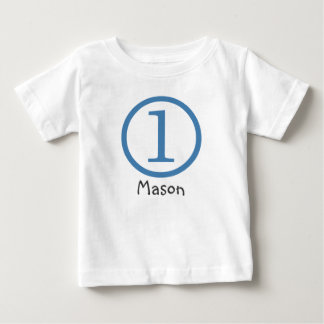 Pour Bébé 1er Anniversaire T-Shirt Boy personnalisable