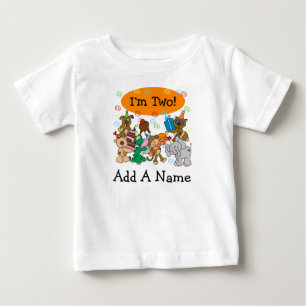 Pour Bébé 2ème T-shirt personnalisé d'anniversaire de