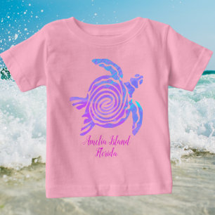 Pour Bébé Amelia Island Florida Sea Turtle T-Shirt