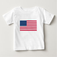 American Flag Baby T-Shirt USA