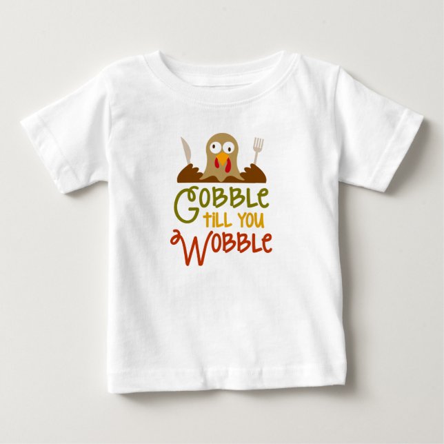 Pour Bébé Avalez jusqu'à ce que vous T-shirt de nourrisson (Devant)