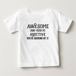 Pour Bébé Awesome T-shirt de définition Je suis Awesome Funn