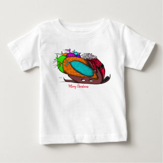 Pour Bébé Baby T-Shirt Merry Christmas