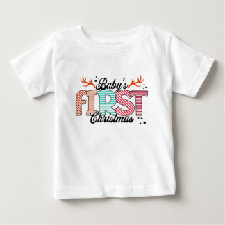 Pour Bébé Baby's First Christmas T-Shirt