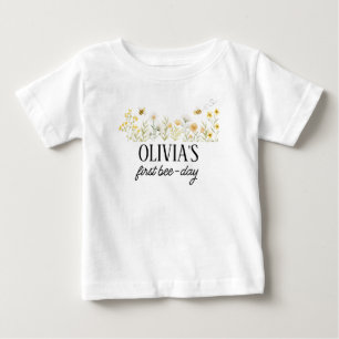 Pour Bébé Bee Birthday Beeday TOUT AGE T-shirt