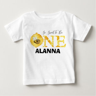 Pour Bébé Bee So Sweet To Be First Birthday Bee Day T-Shirt