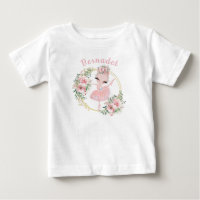 Belle aquarelle Ballerina Fairy Baby T-shirt