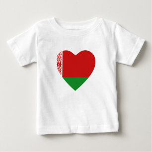 Pour Bébé Biélorussie - T-shirt Coeur