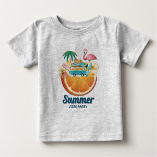 Pour Bébé Bonjour Summer Sea Beach Party T-shirt