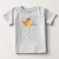 cancer de l'enfance. Je suis courageux. T-shirt bé