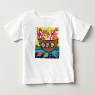 Pour Bébé Cats in a Boat T-shirt
